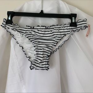 NWT Striped Victoria’s Secret Swim Bottoms